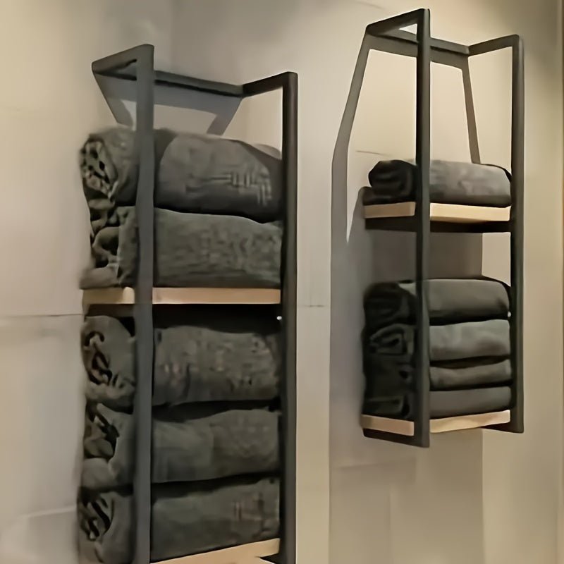 PUREDRY – Toallero de pared elegante – Diseño de acero inoxidable resistente a la oxidación