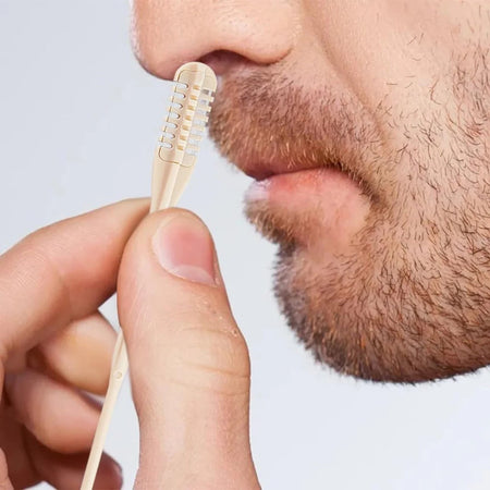Recortador de pelos de nariz compacto con cabezal giratorio 360° – Precisión para hombres y mujeres