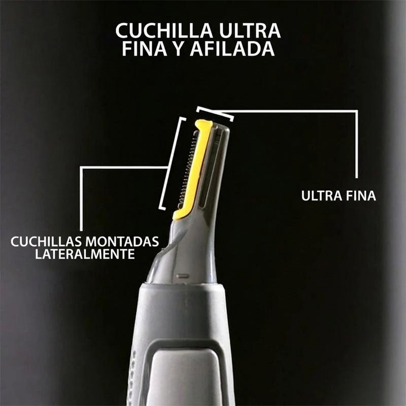 Recortadora de precisión con cuchillas de microoscilación y acero de titanio