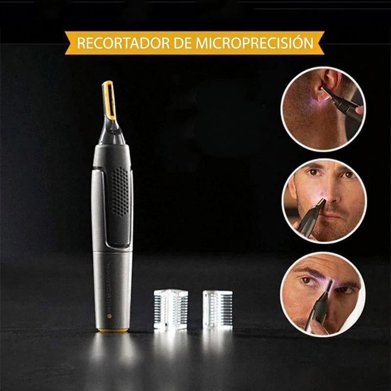 Recortadora de precisión con cuchillas de microoscilación y acero de titanio