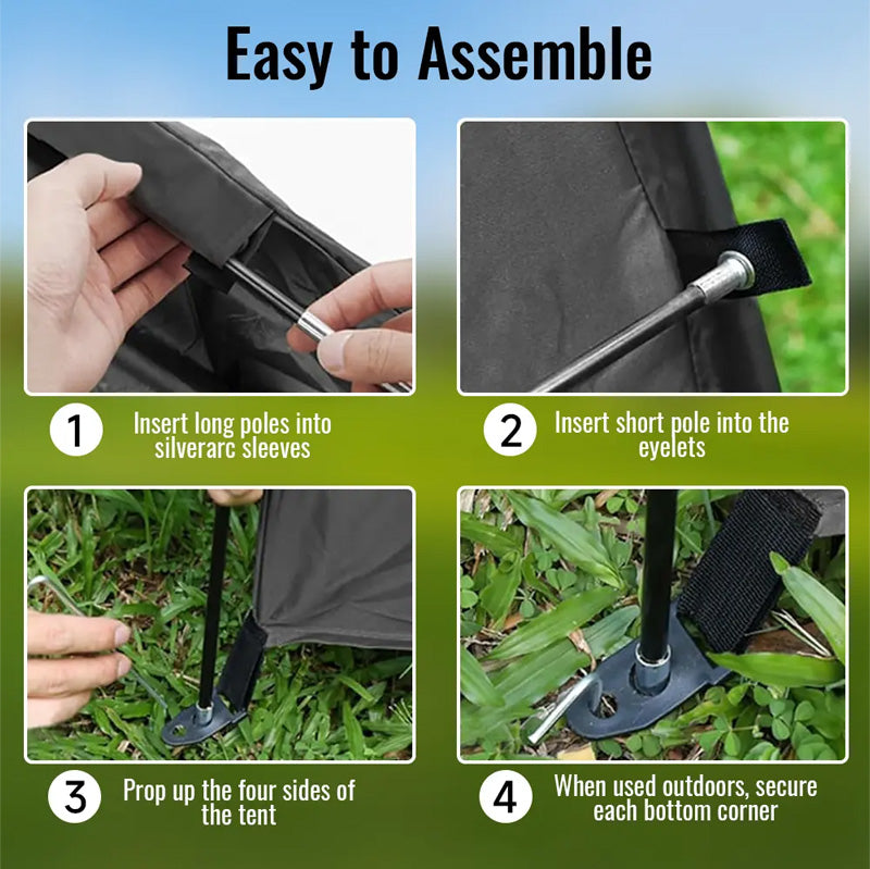 Refugio portátil impermeable para almacenamiento exterior