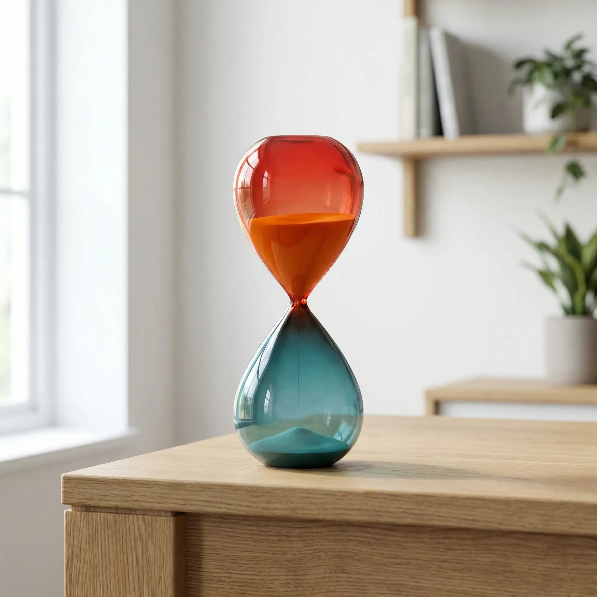 Reloj de arena | Diseño moderno bicolor y múltiples opciones de tiempo