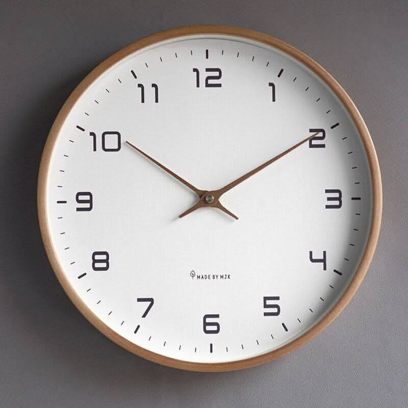 Reloj de pared escandinavo para ambiente elegante del hogar