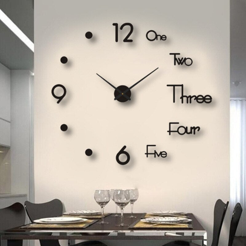 Reloj de pared moderno extragrande