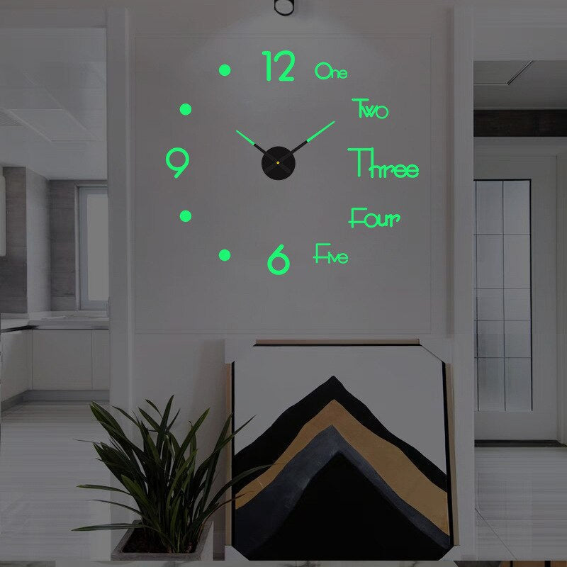 Reloj de pared moderno extragrande