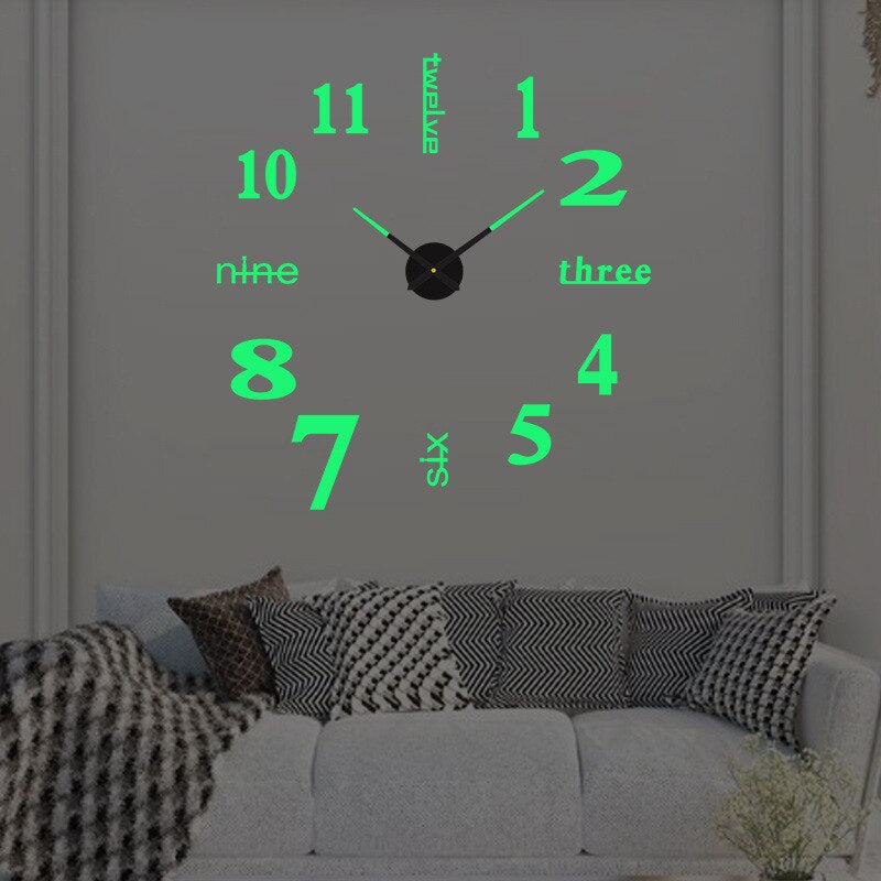 Reloj de pared moderno extragrande