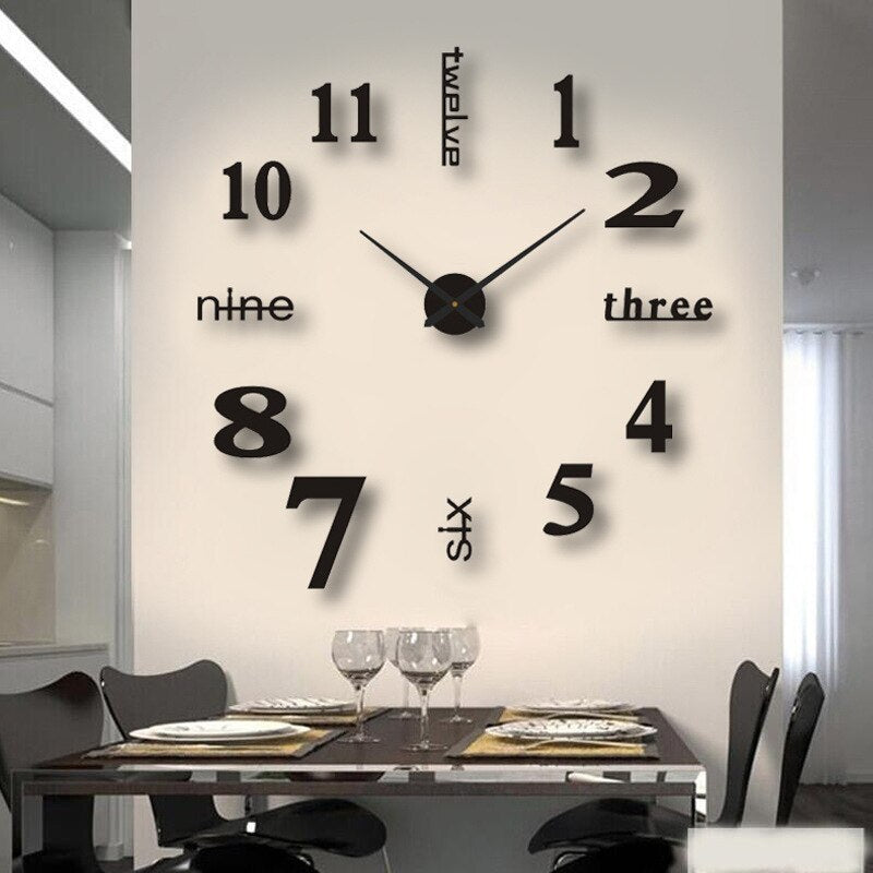 Reloj de pared moderno extragrande