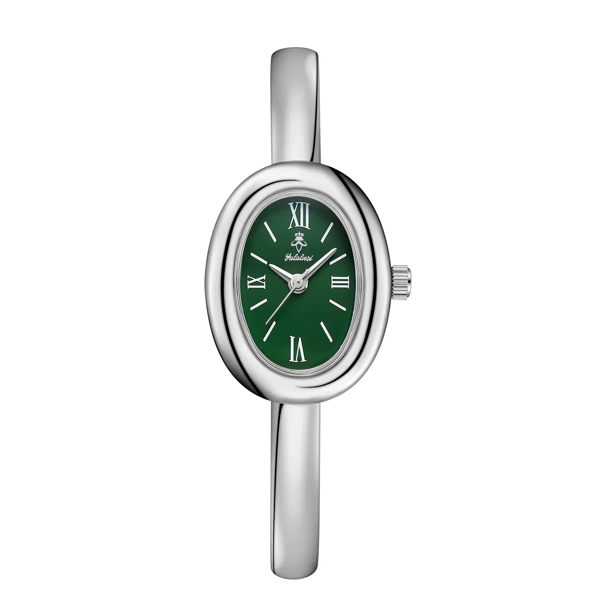 Reloj de pulsera ovalado elegante: moderno y clásico