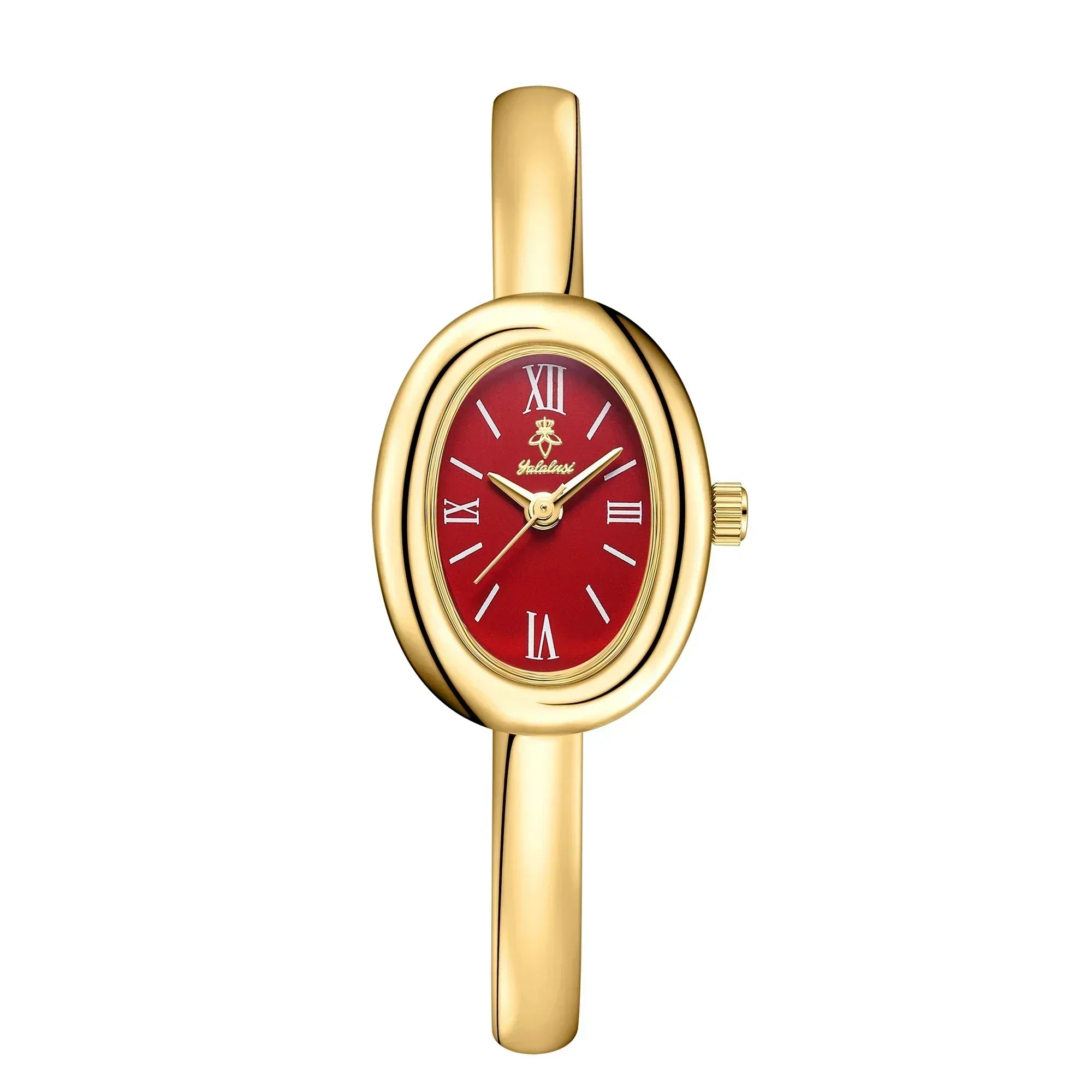 Reloj de pulsera ovalado elegante: moderno y clásico