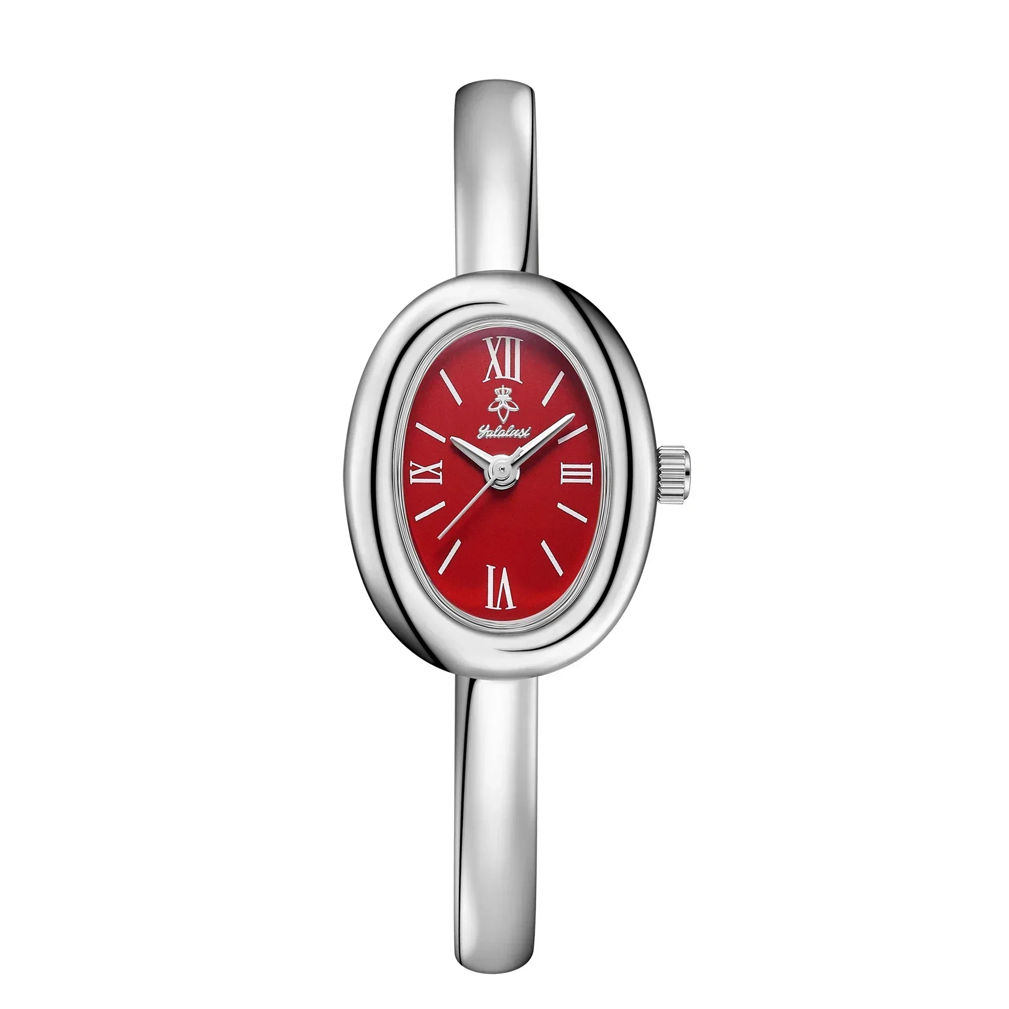 Reloj de pulsera ovalado elegante: moderno y clásico