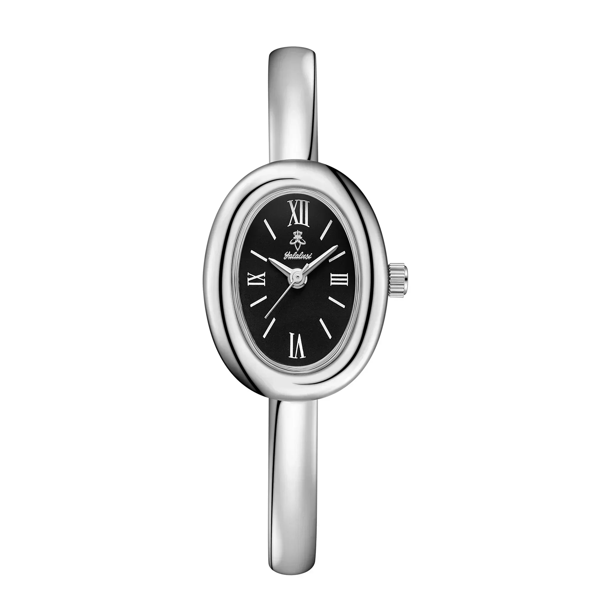 Reloj de pulsera ovalado elegante: moderno y clásico