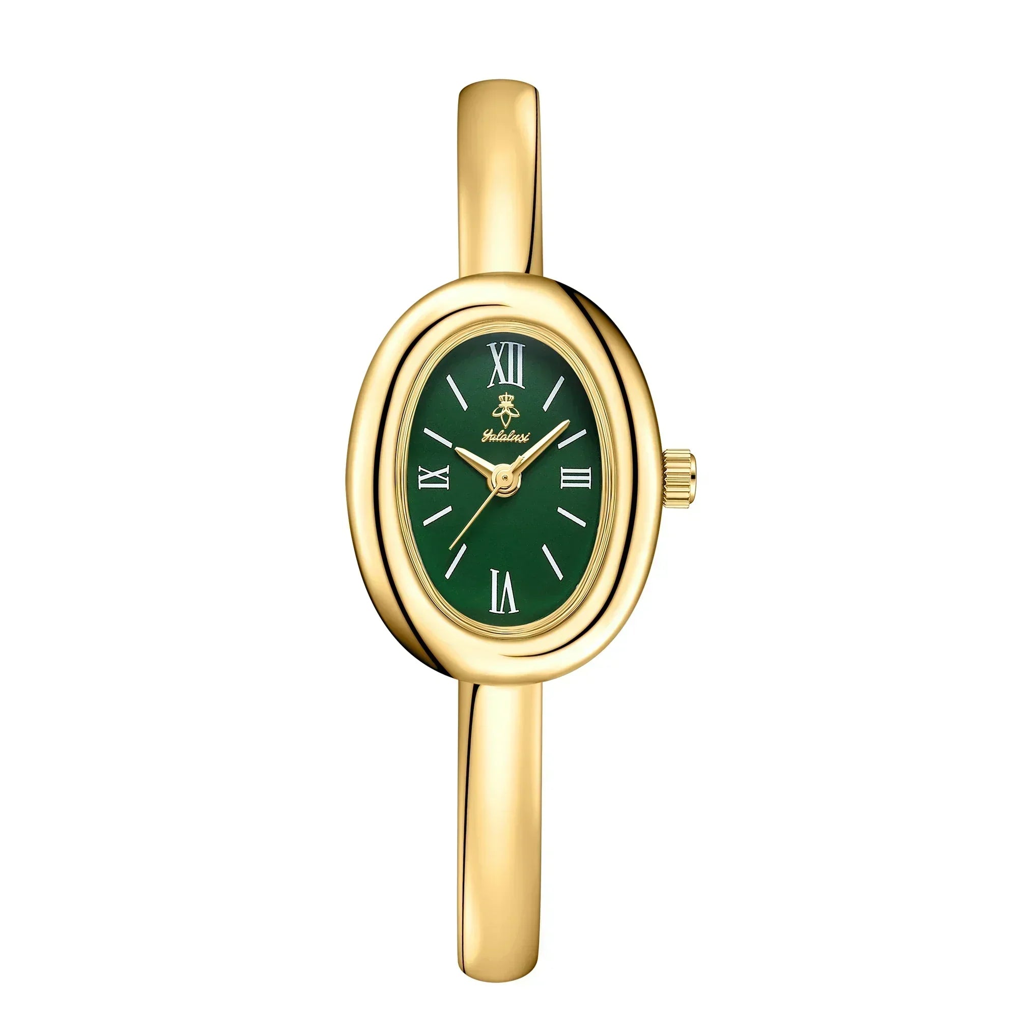 Reloj de pulsera ovalado elegante: moderno y clásico