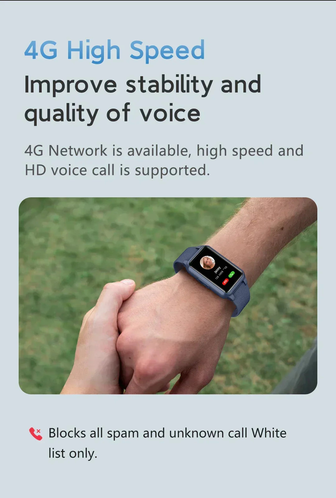 Reloj de seguridad para mayores con detección de caídas y GPS