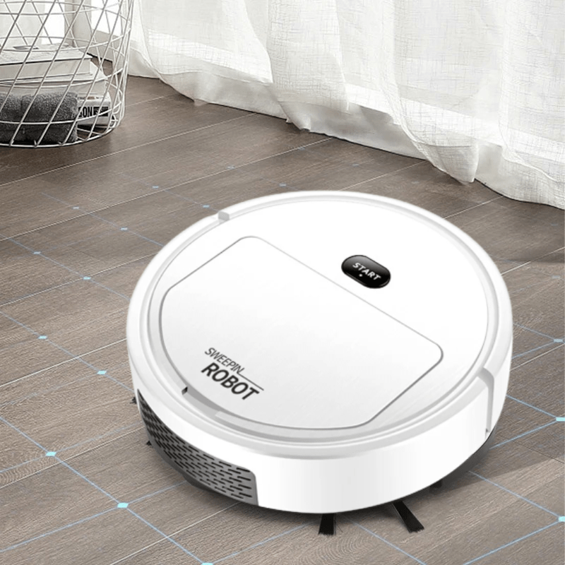Robot aspirador con detección de obstáculos, silencioso, hasta 180 m², con filtro