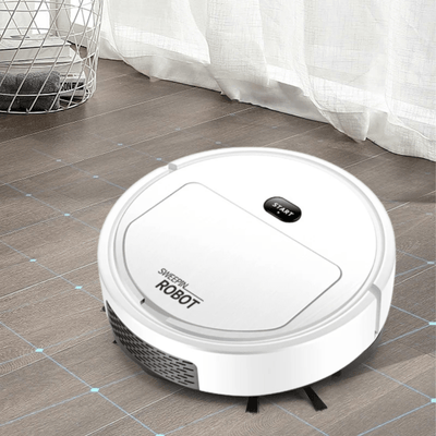 Robot aspirador con detección de obstáculos, silencioso, hasta 180 m², con filtro