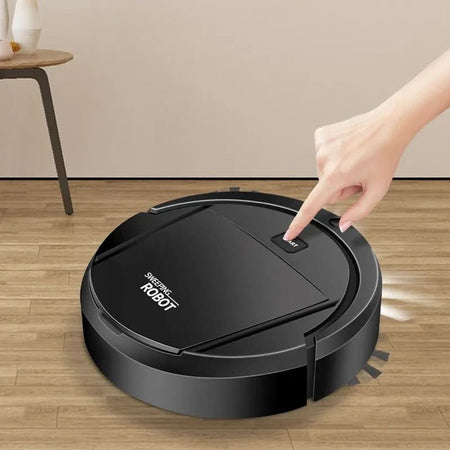 Robot aspirador con detección de obstáculos, silencioso, hasta 180 m², con filtro
