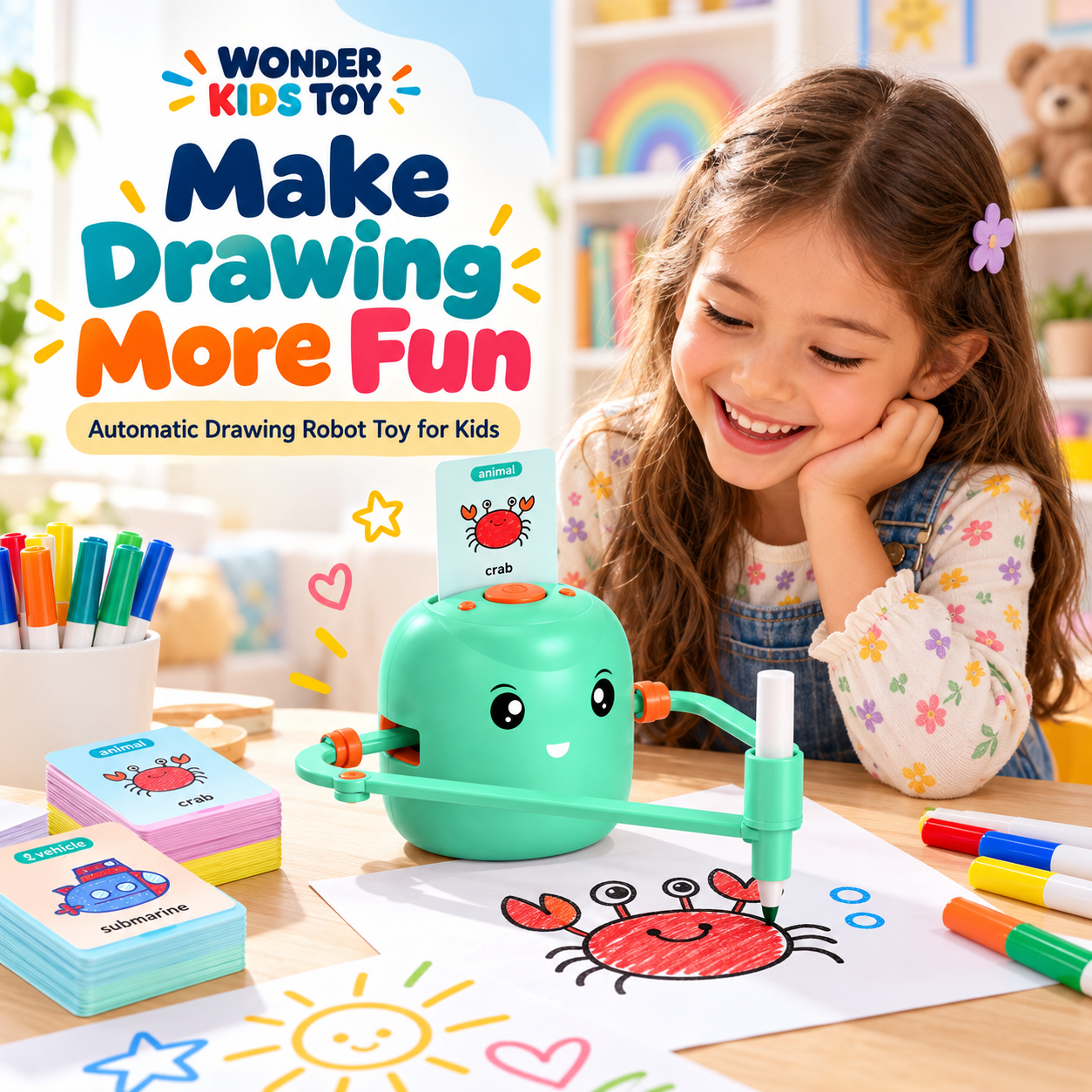 Robot de dibujo automático para niños