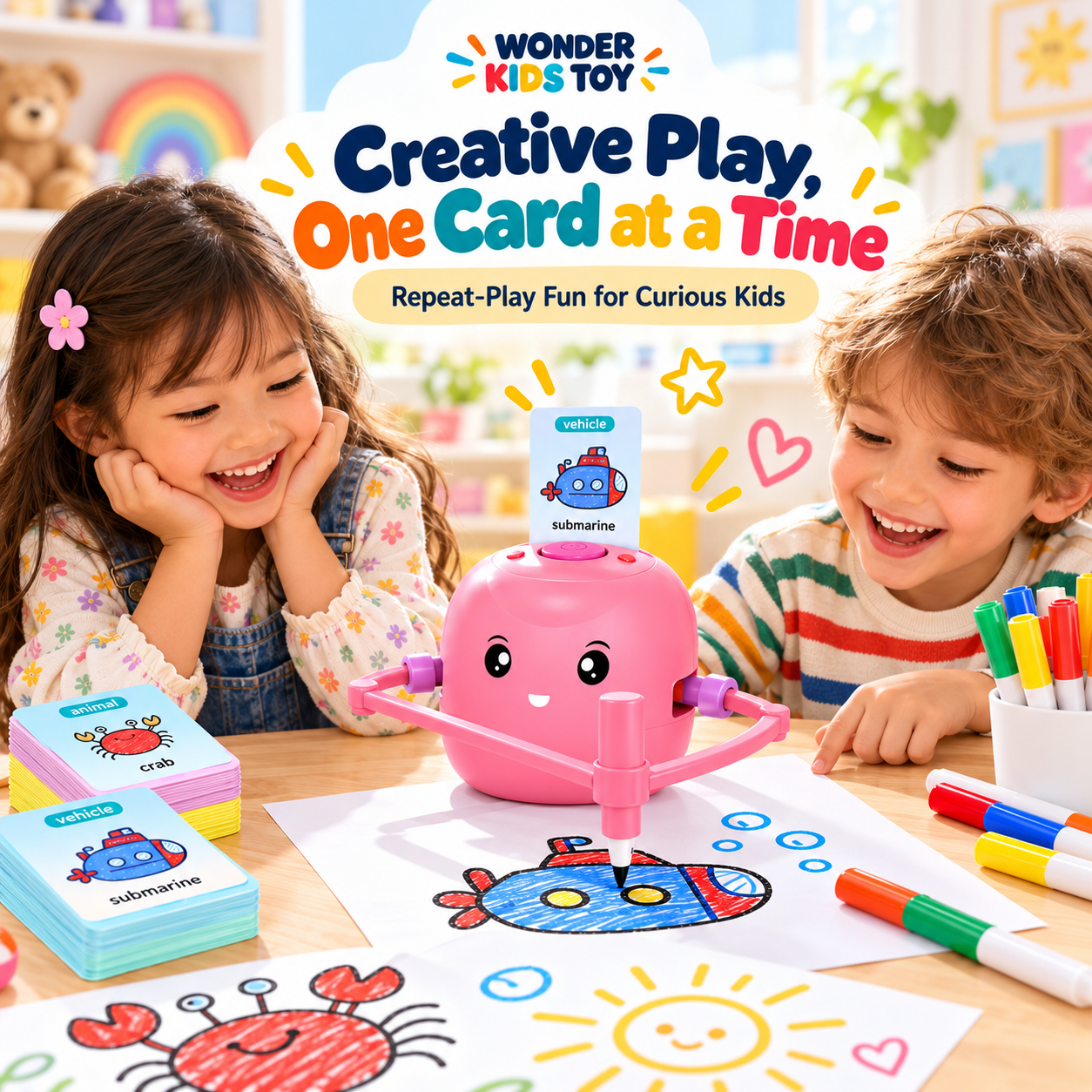 Robot de dibujo automático para niños
