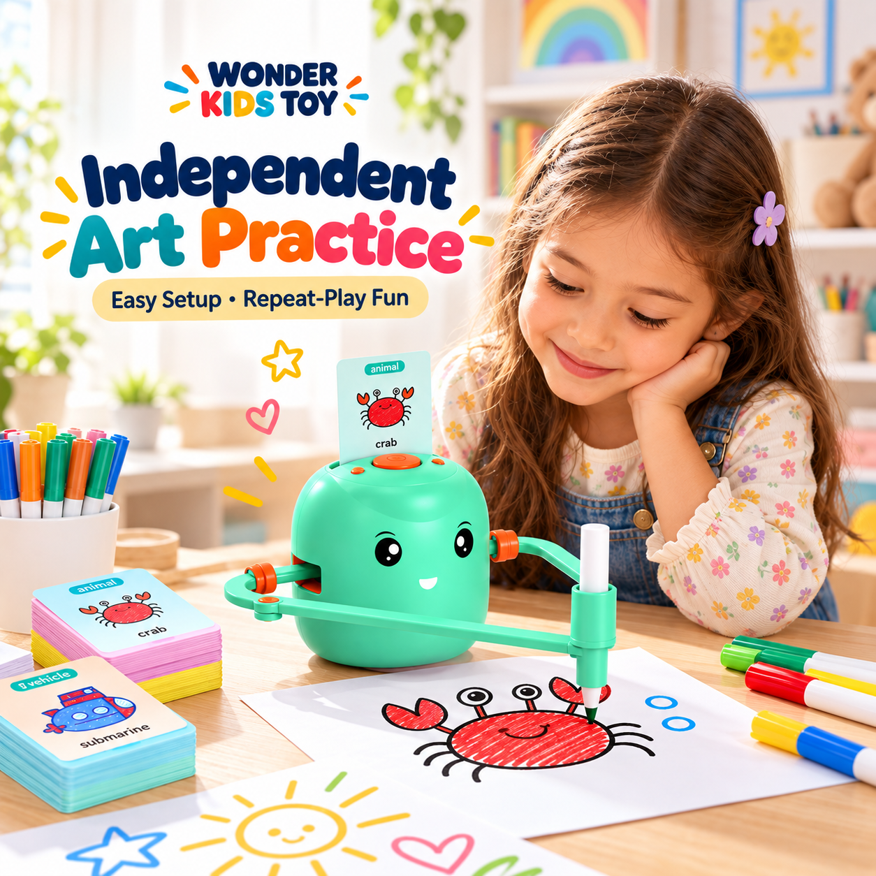 Robot de dibujo automático para niños