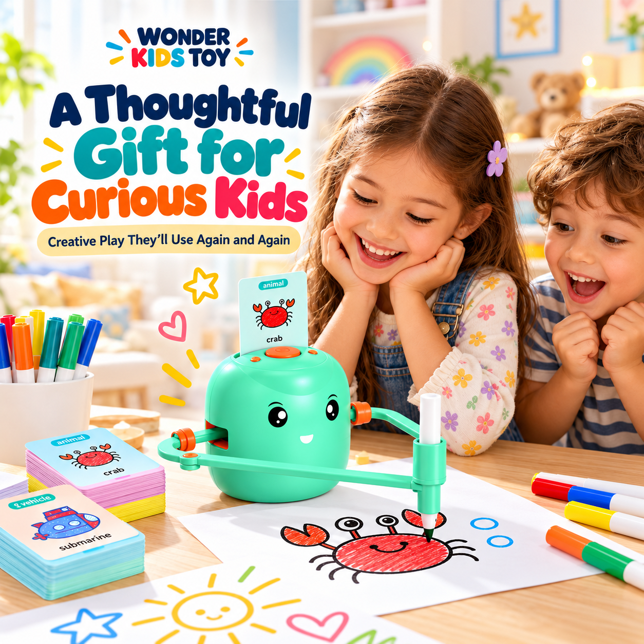 Robot de dibujo automático para niños