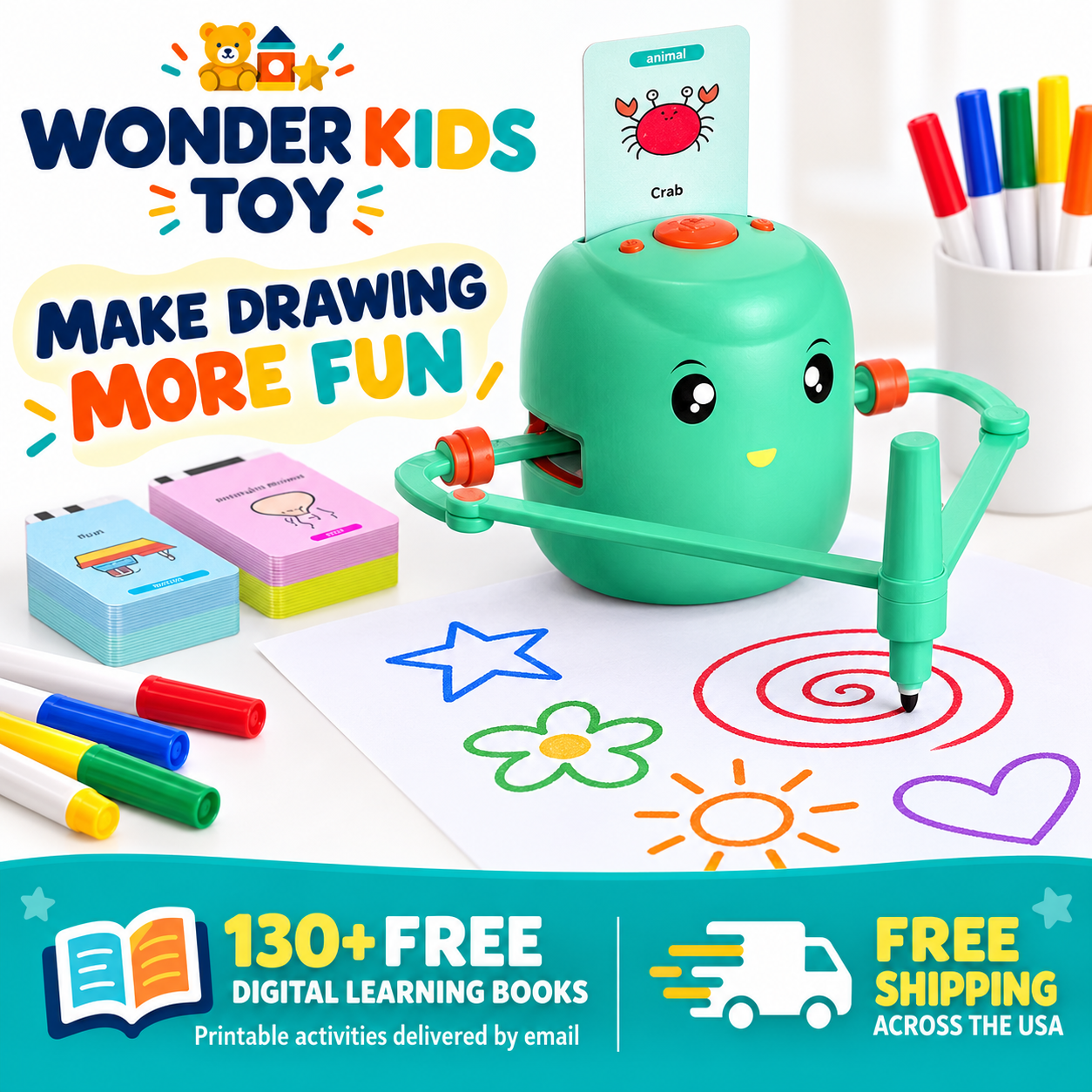 Robot de dibujo automático para niños