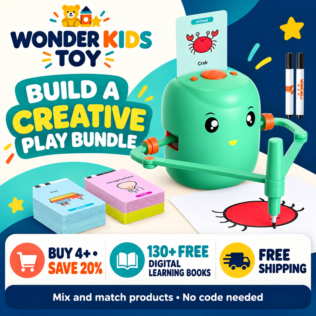 Robot de dibujo automático para niños