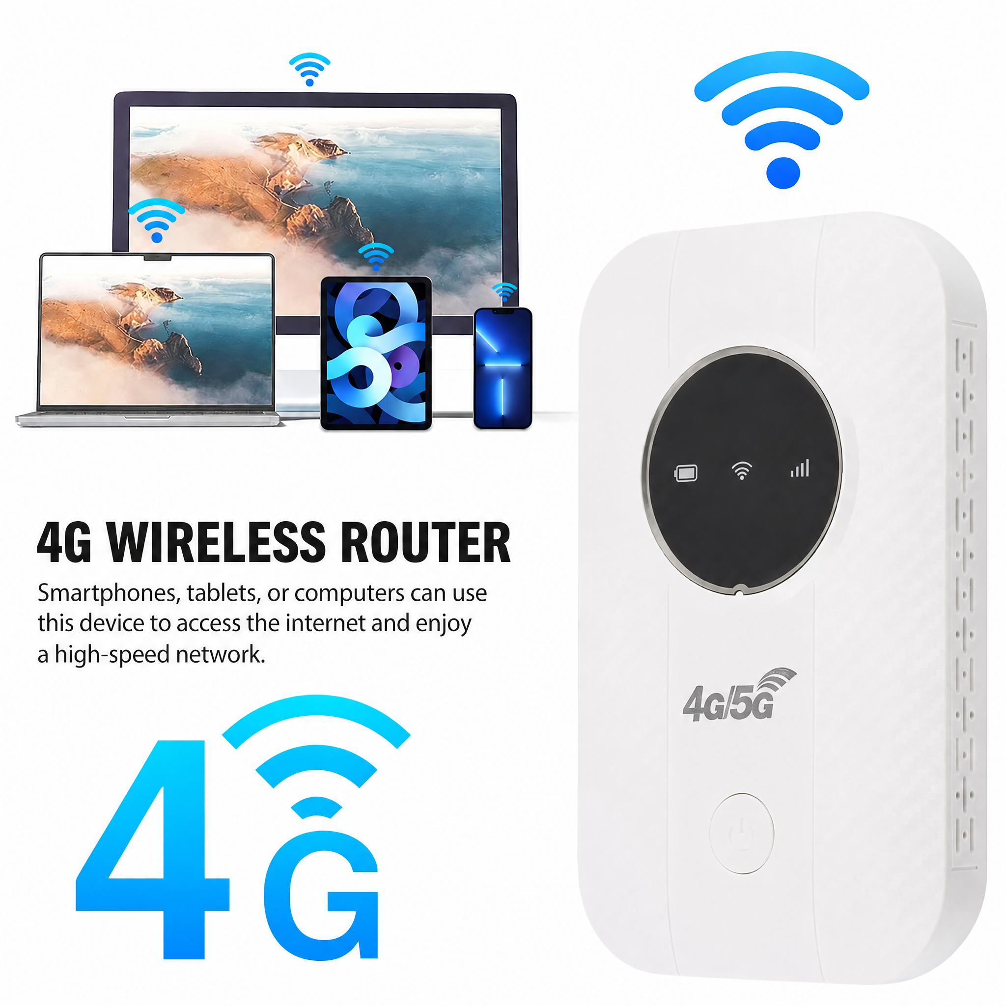 Router WiFi móvil | Hotspot 4G LTE | Rápido y portátil