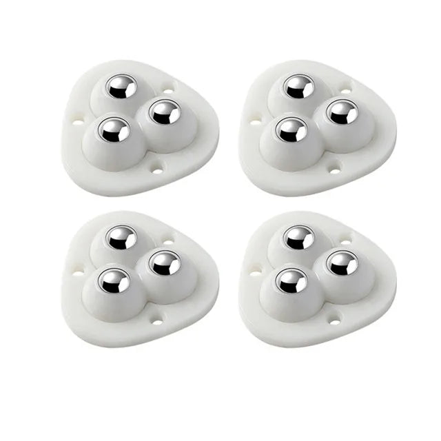 Ruedas giratorias autoadhesivas para mover muebles