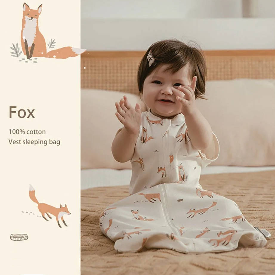 Saco de dormir floral para recién nacidos y bebés