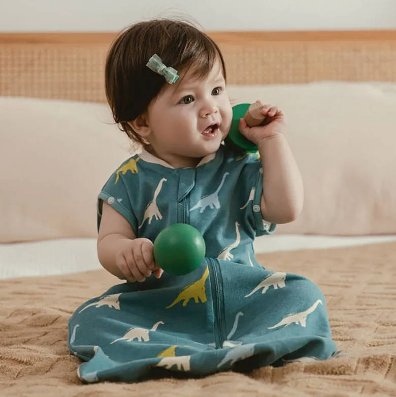 Saco de dormir floral para recién nacidos y bebés