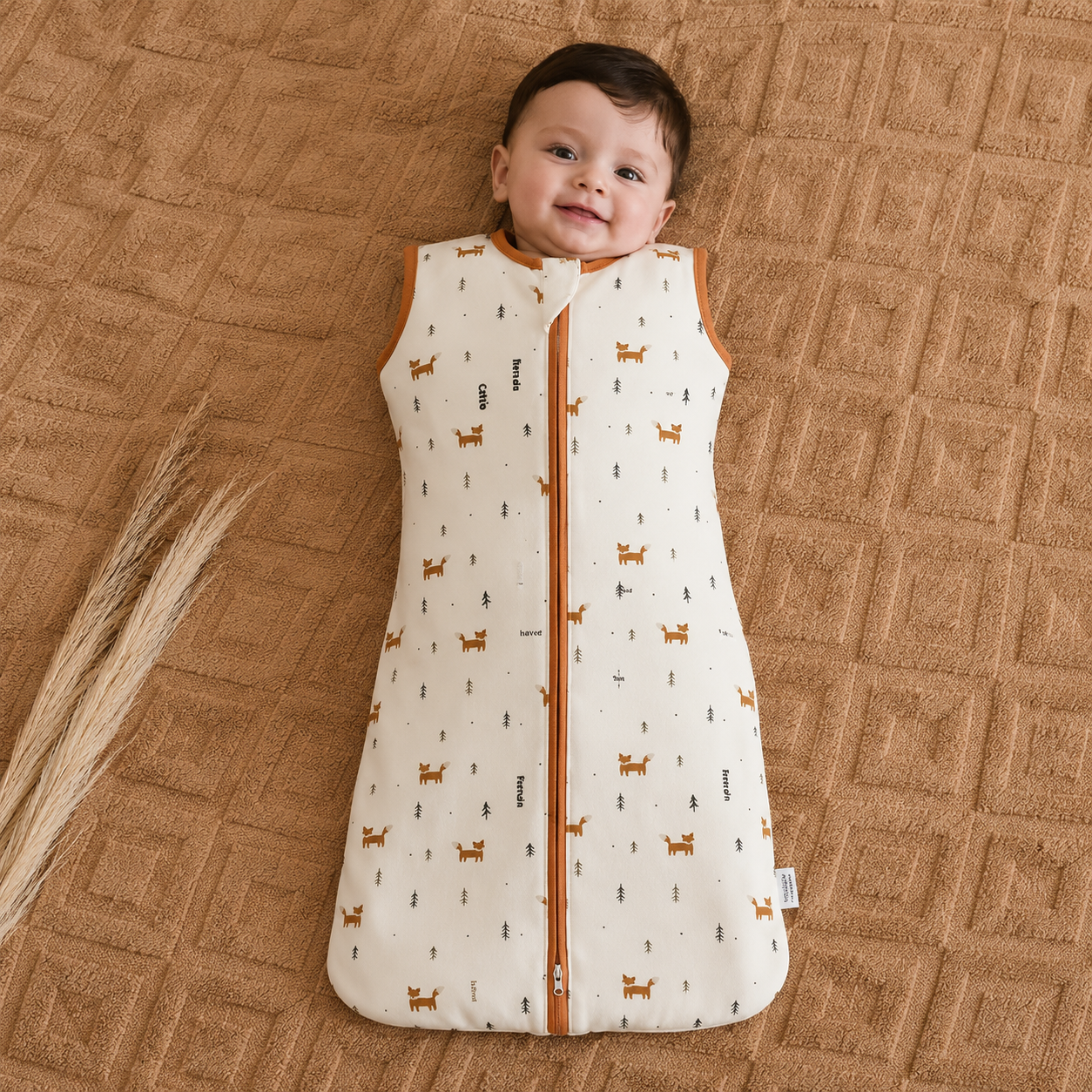 Saco de dormir floral para recién nacidos y bebés