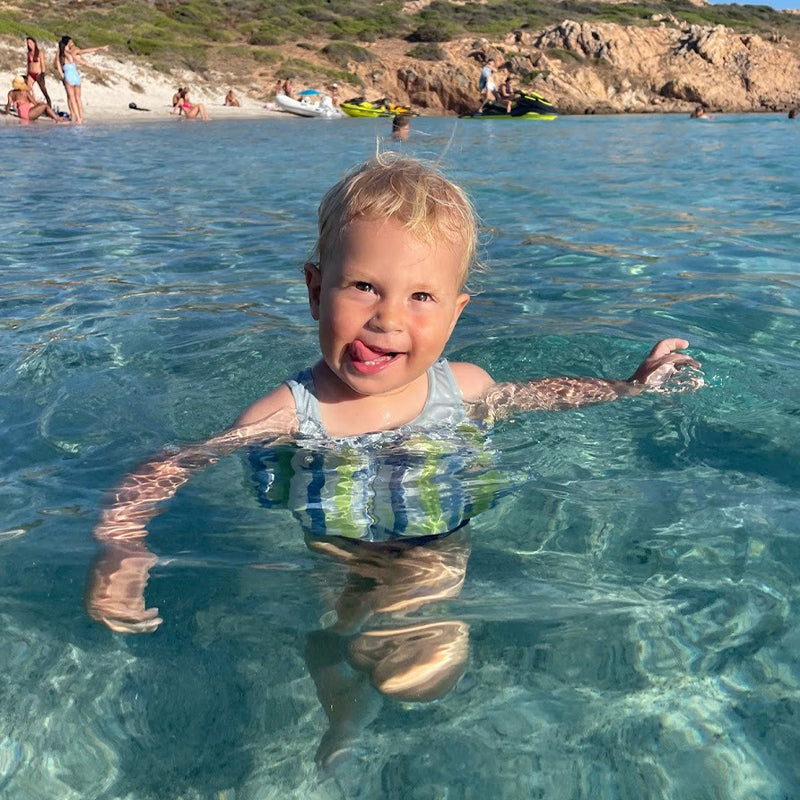 SafeSwim - Chaleco de flotación para niños con libertad de movimiento