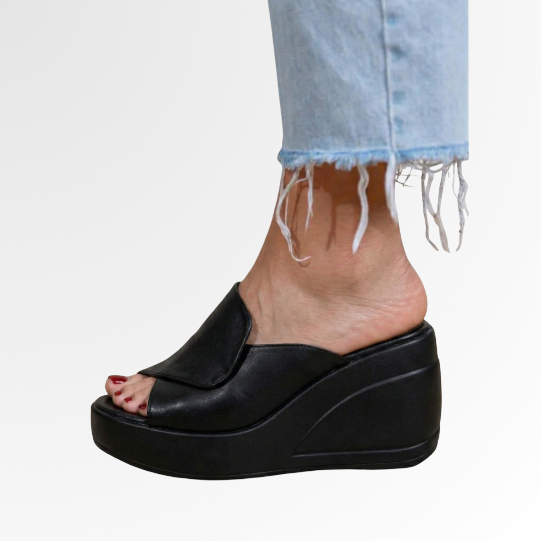 Sandalias de cuña ortopédicas cómodas para mujer