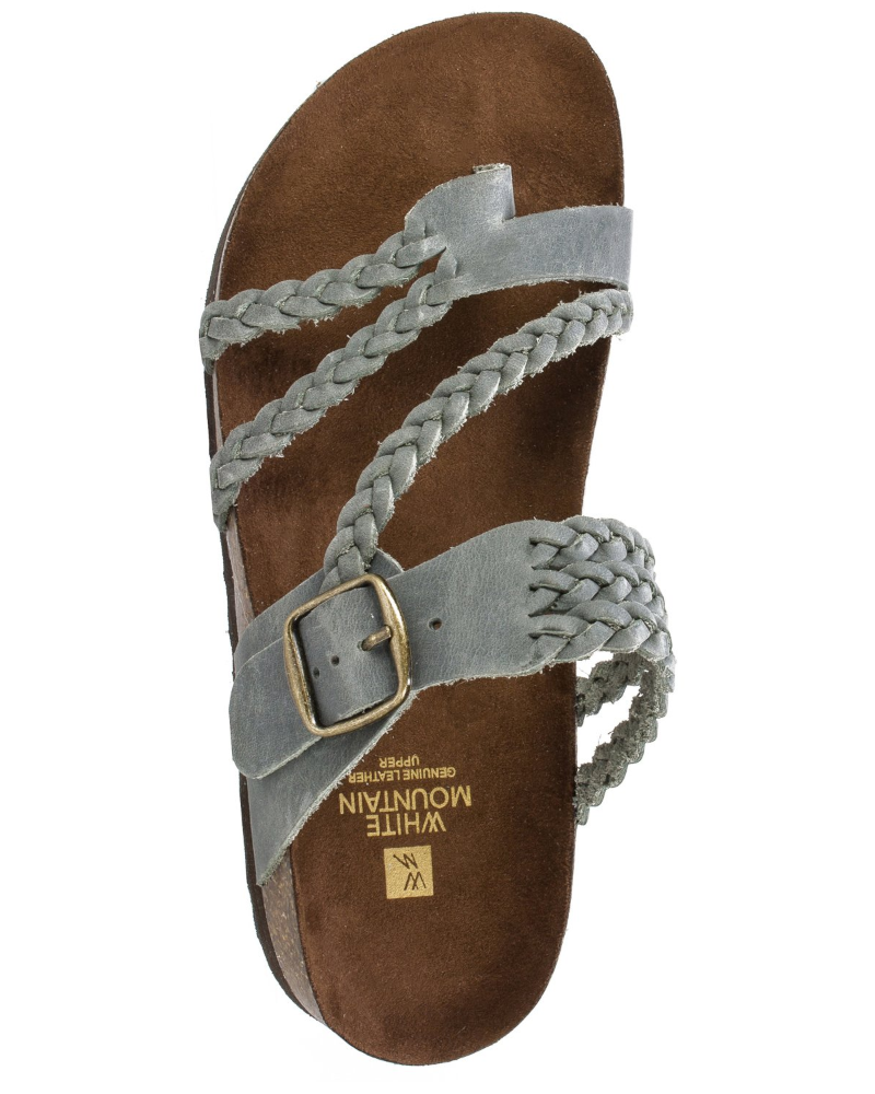 Sandalias de dedo trenzadas para mujer con suela ergonómica de confort