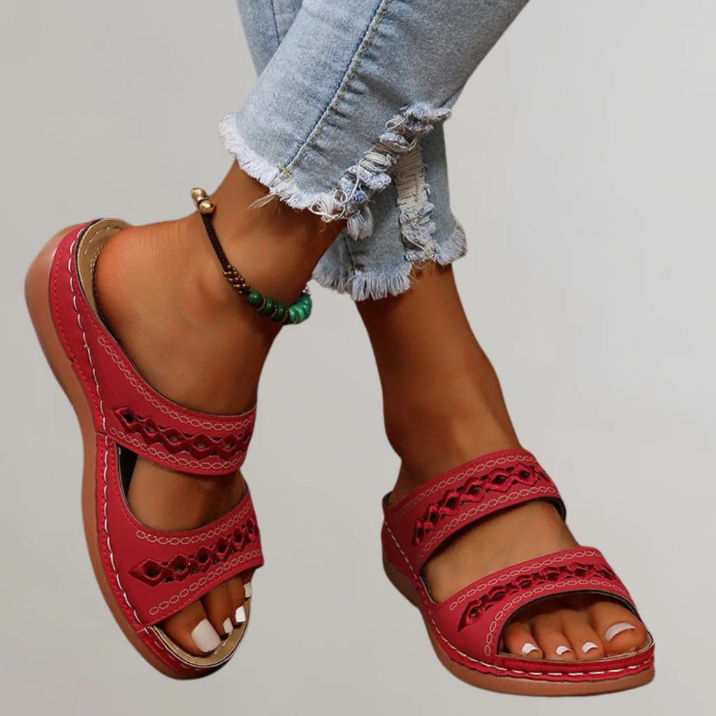 Sandalias ortopédicas para mujer, sandalias cómodas de verano