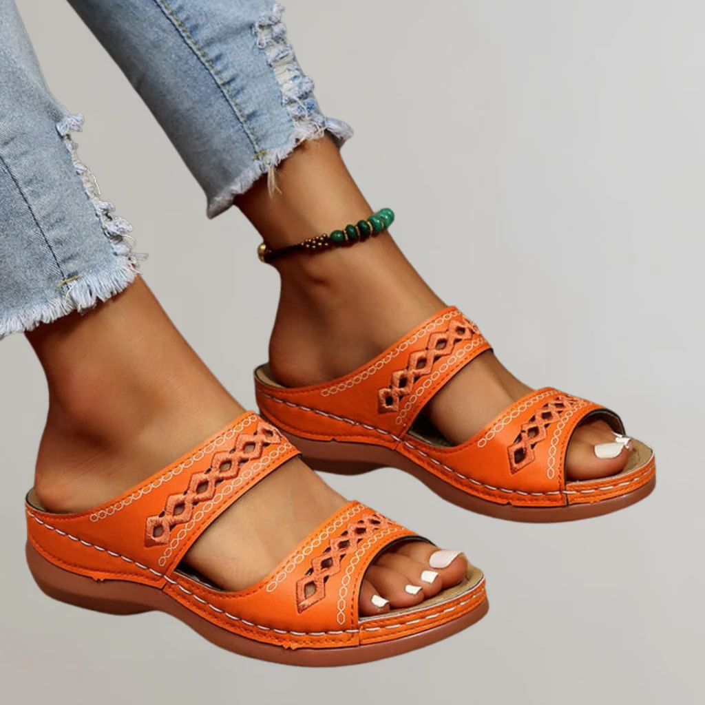 Sandalias ortopédicas para mujer, sandalias cómodas de verano
