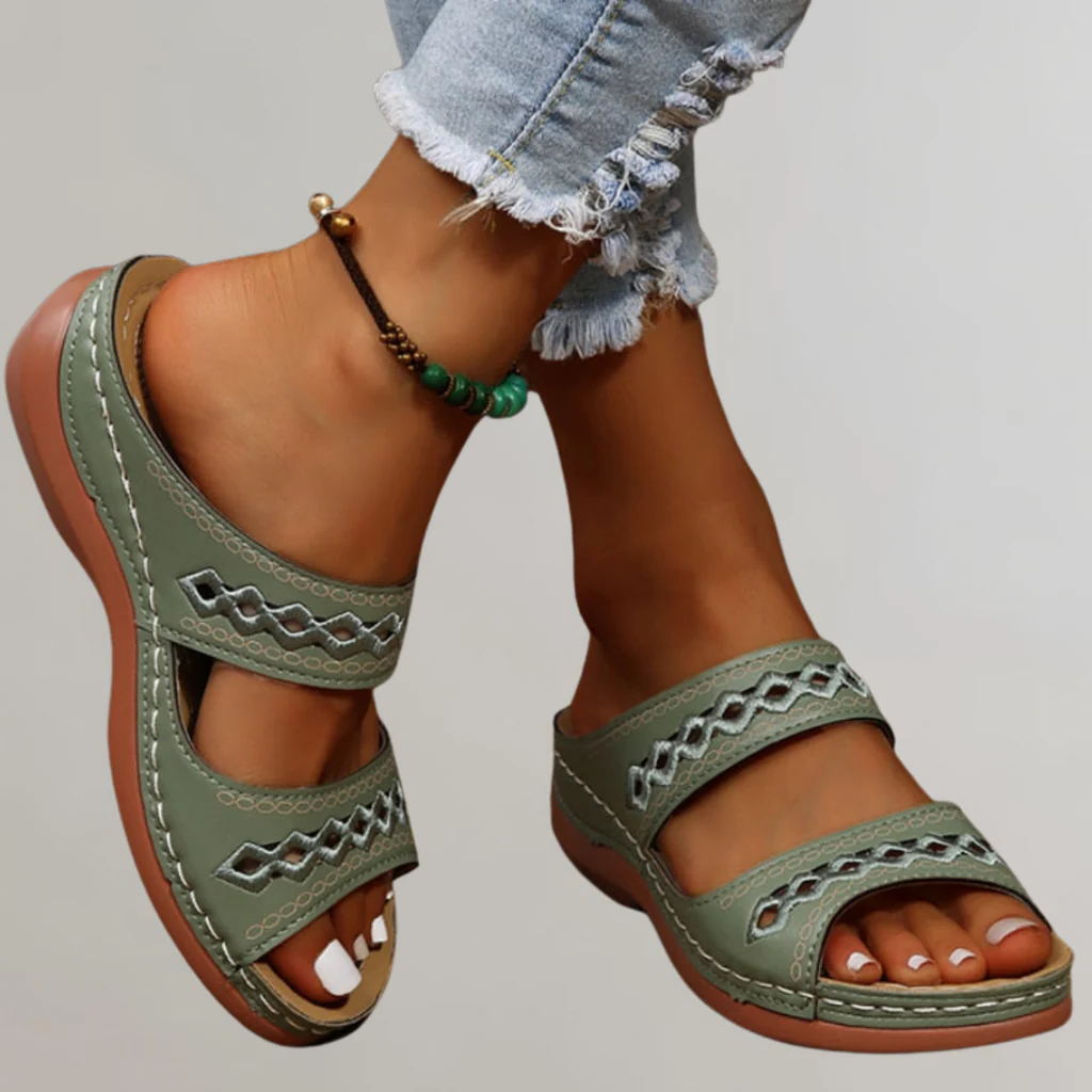Sandalias ortopédicas para mujer, sandalias cómodas de verano