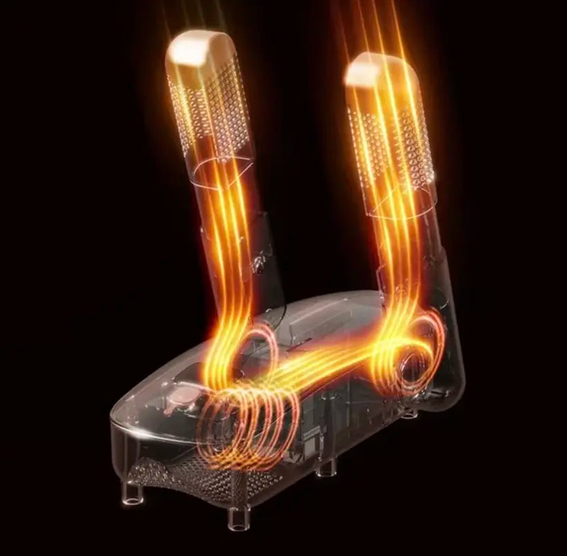 Secador de zapatos y guantes | Tubos de secado duales | Control con temporizador