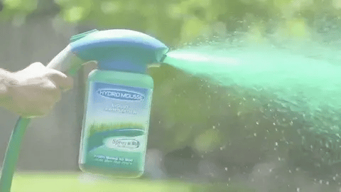 Semillas de césped líquidas Hydro Mousse en spray para aplicación fácil en zonas irregulares y de mucho tránsito