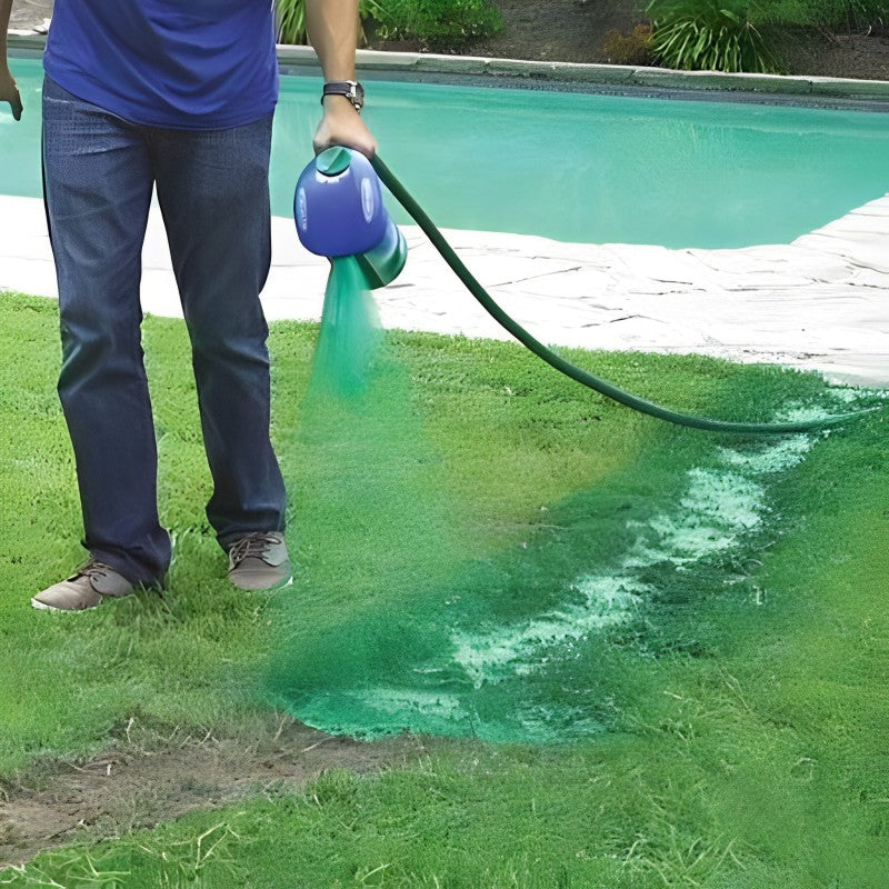 Semillas de césped líquidas Hydro Mousse en spray para aplicación fácil en zonas irregulares y de mucho tránsito