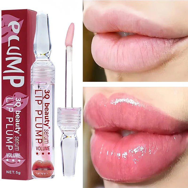 Sérum voluminizador de labios LumaGlow para labios más carnosos en minutos