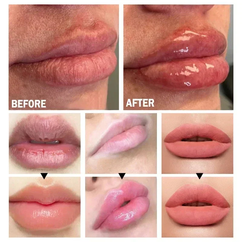 Sérum voluminizador de labios LumaGlow para labios más carnosos en minutos