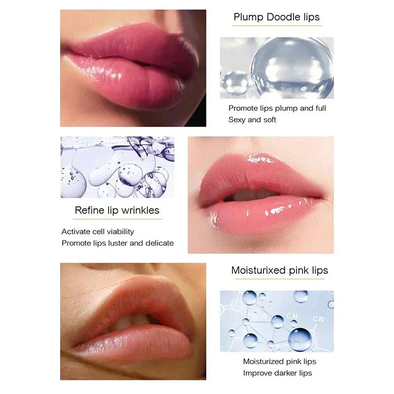 Sérum voluminizador de labios LumaGlow para labios más carnosos en minutos