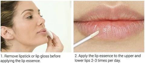 Sérum voluminizador de labios LumaGlow para labios más carnosos en minutos