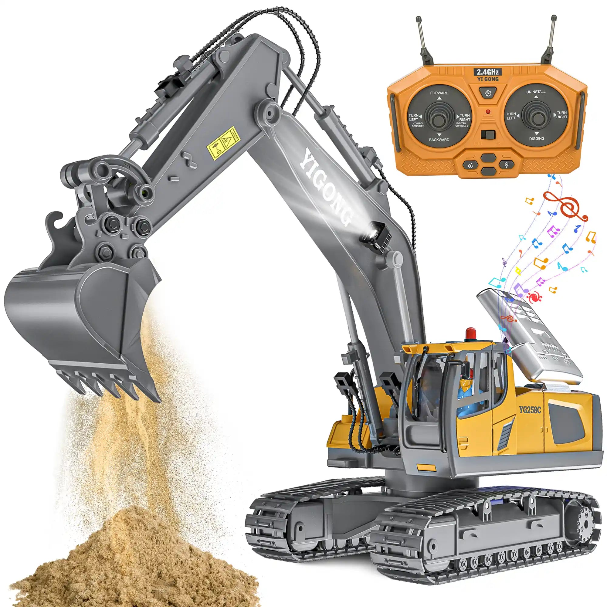Set de construcción RC de 4 vehículos