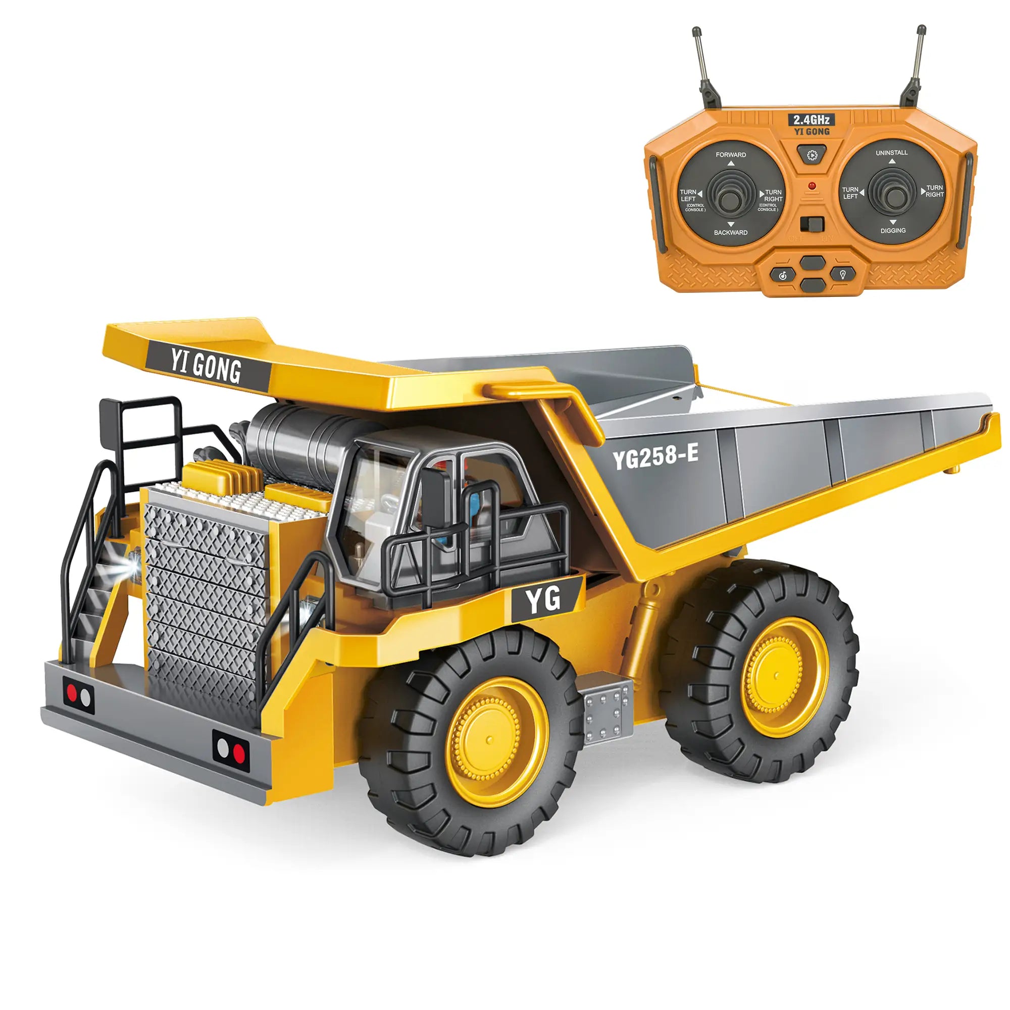 Set de construcción RC de 4 vehículos
