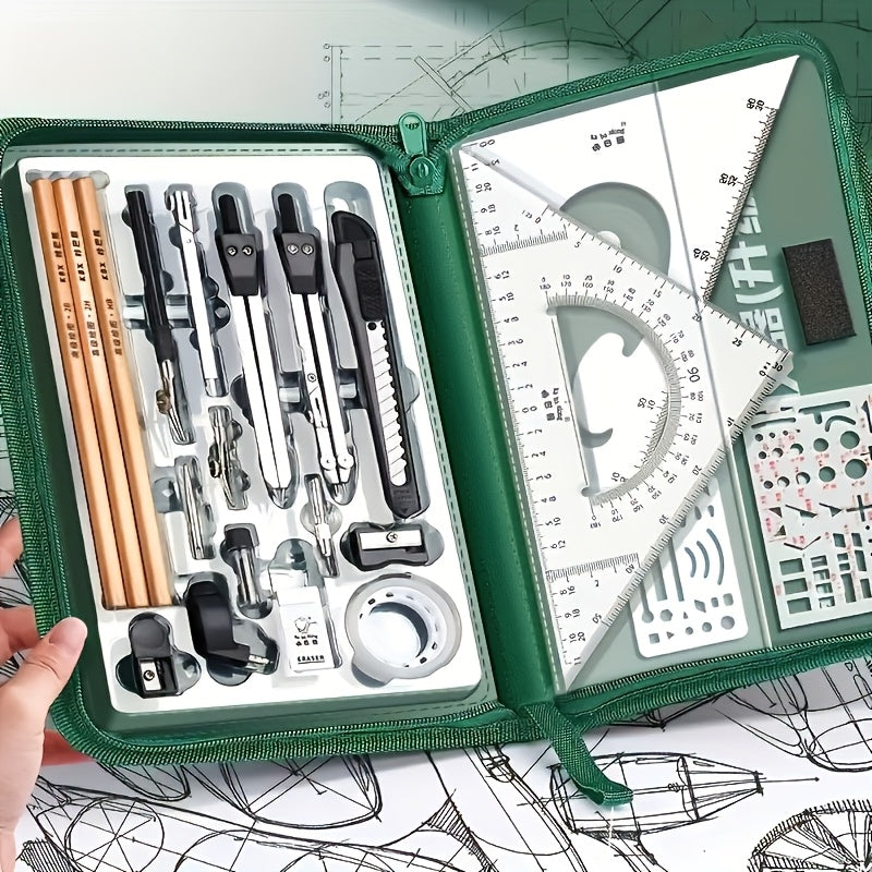 Set de dibujo técnico PrecisionDraft – Duradero y versátil