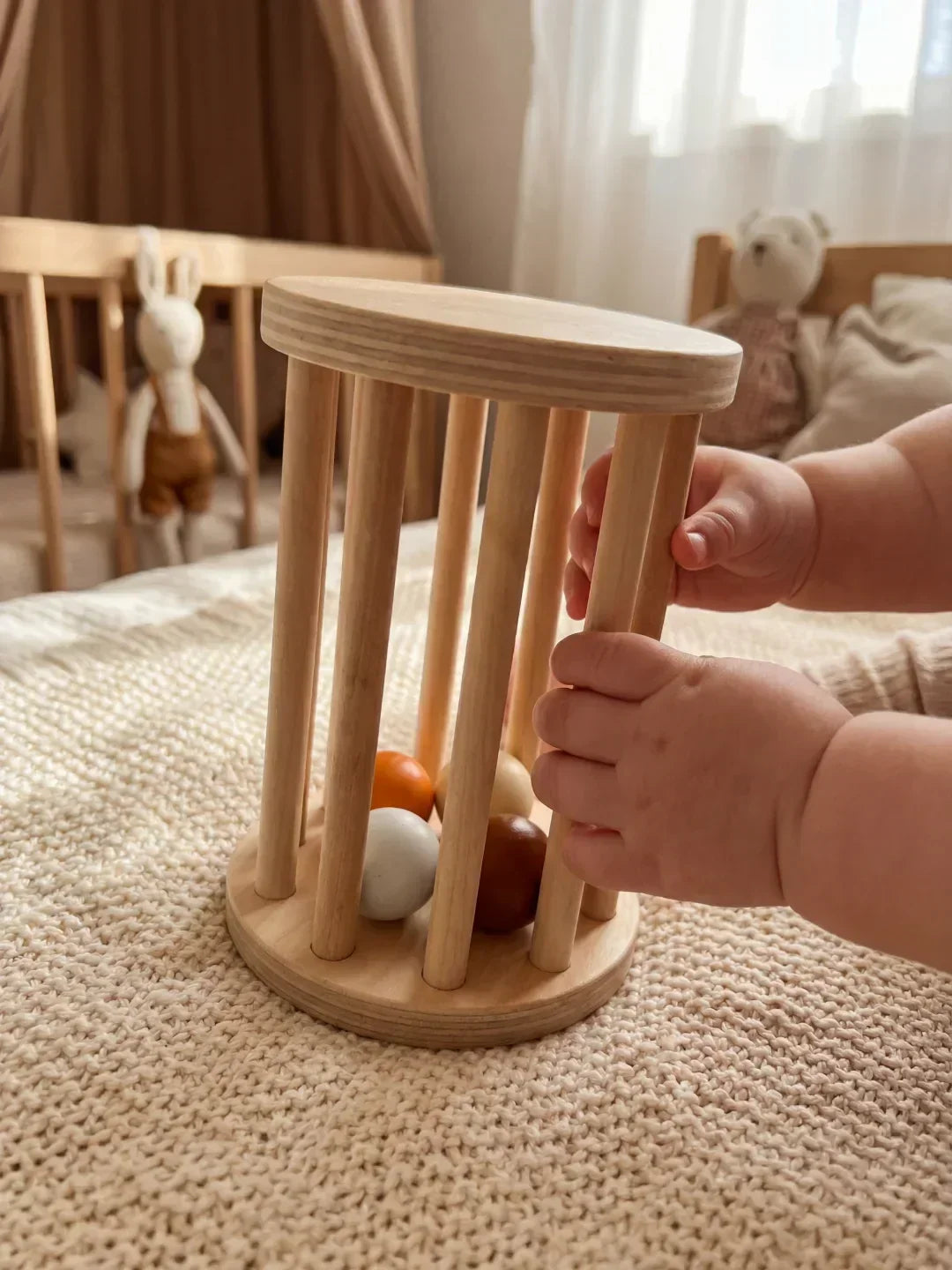 Set Premium de Instrumentos Musicales de Madera para Bebé 7 en 1