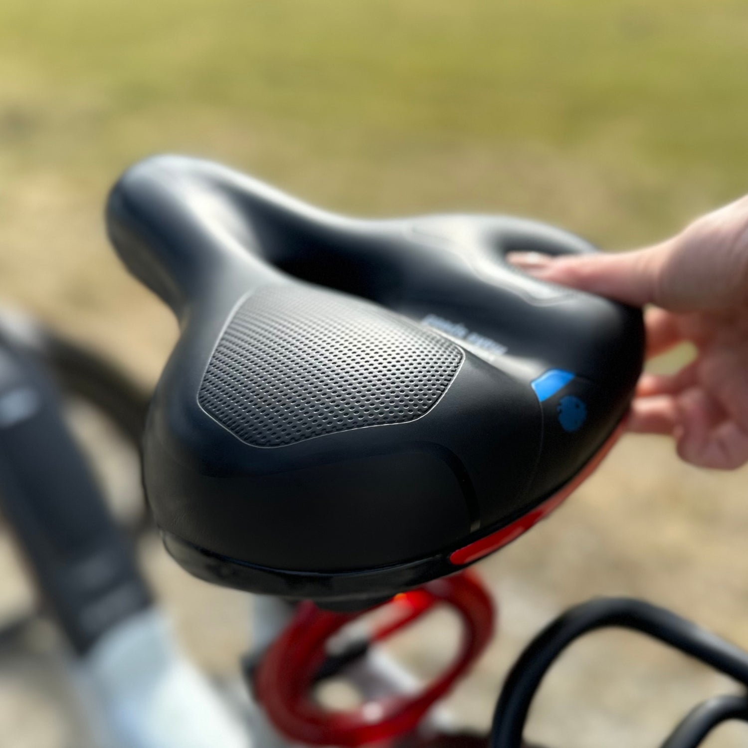 Sillín de bicicleta ergonómico con amortiguación de impactos