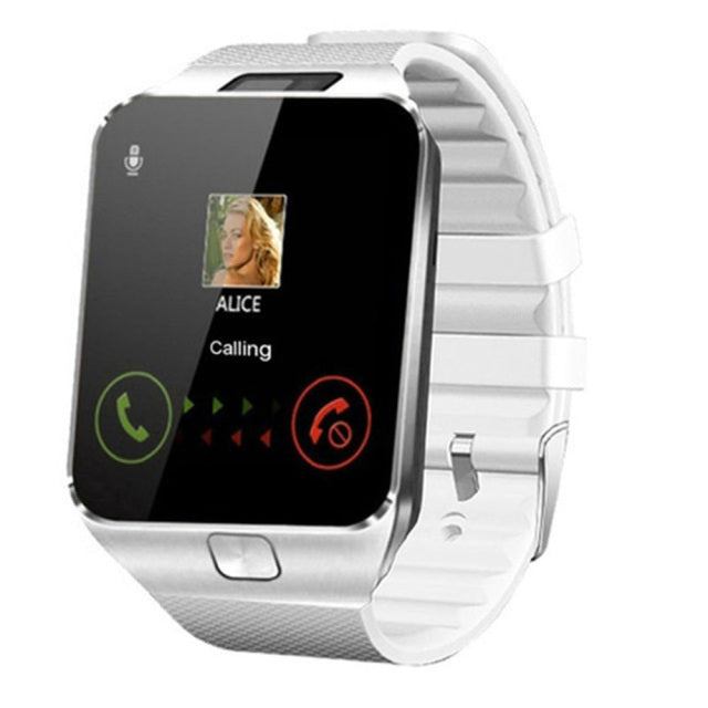 Smartwatch con soporte para tarjeta SIM – Monitor de actividad física Bluetooth, pantalla táctil, cámara y multiidioma